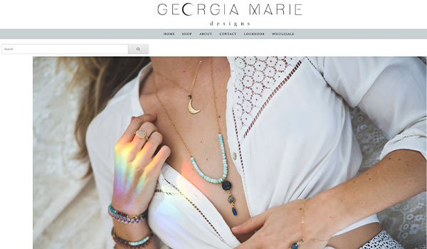 Georgia Mareie Design Website